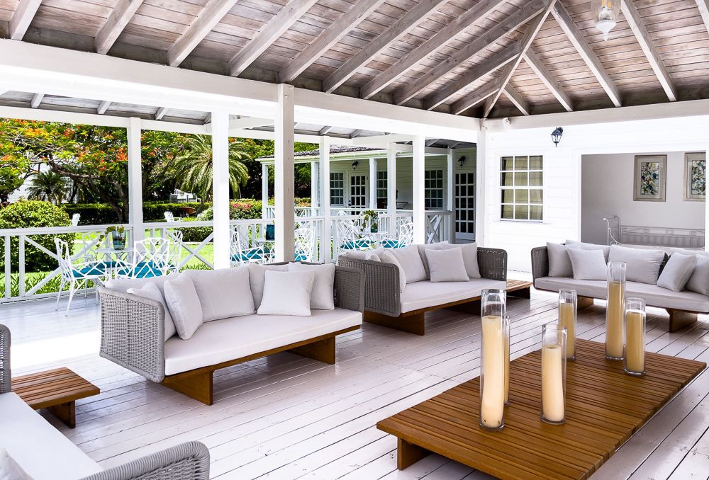 Garden lounge at The Inn