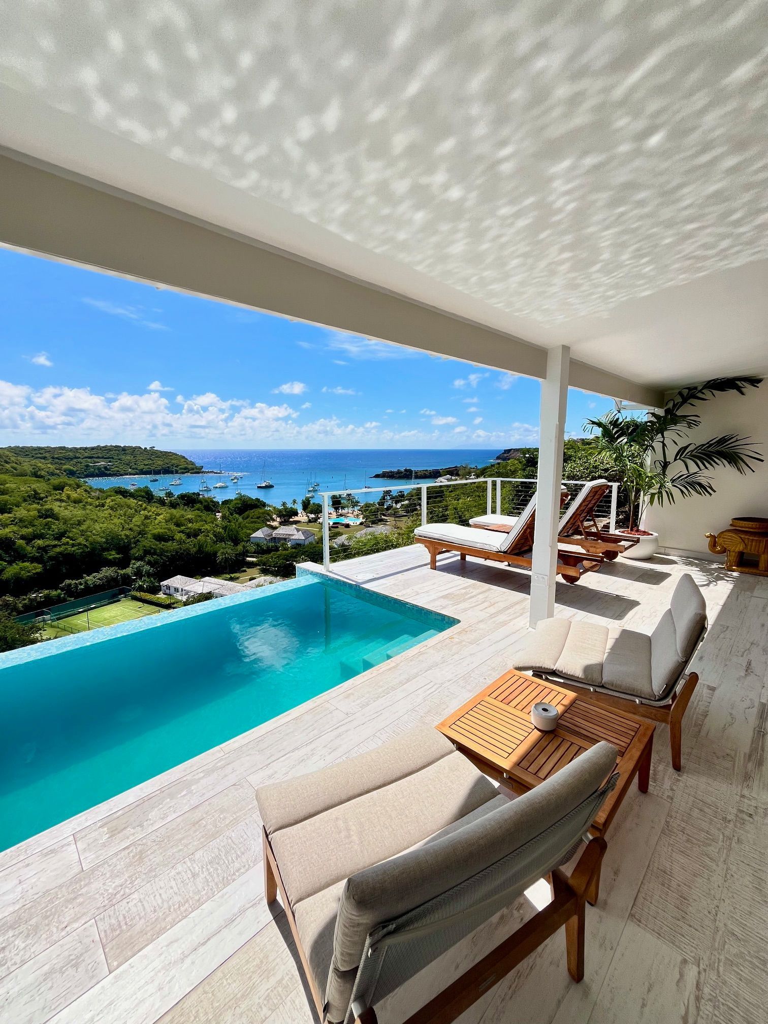 Hillside Pool Suite view